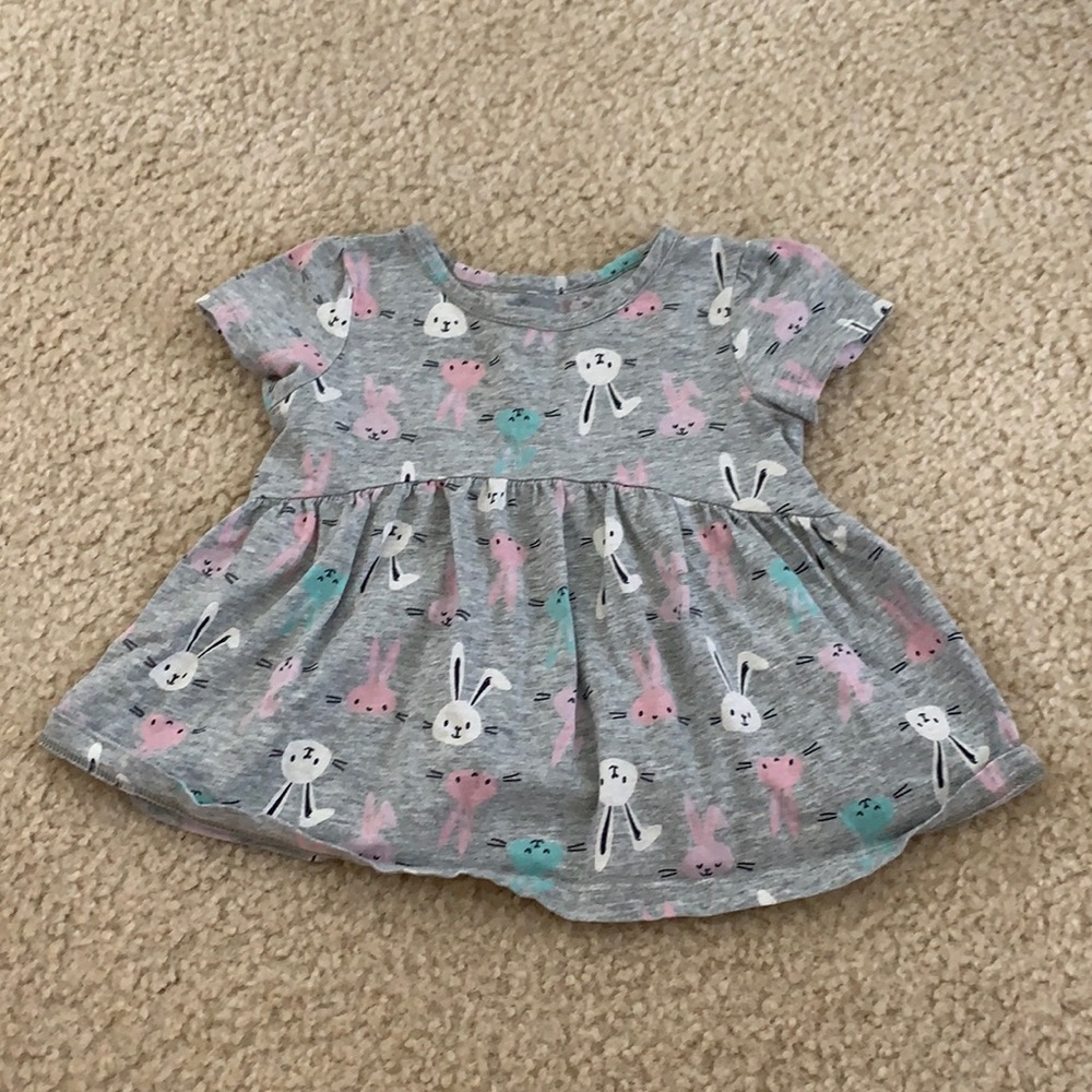 Baby gap bunny mini dress for babies 12-18 months